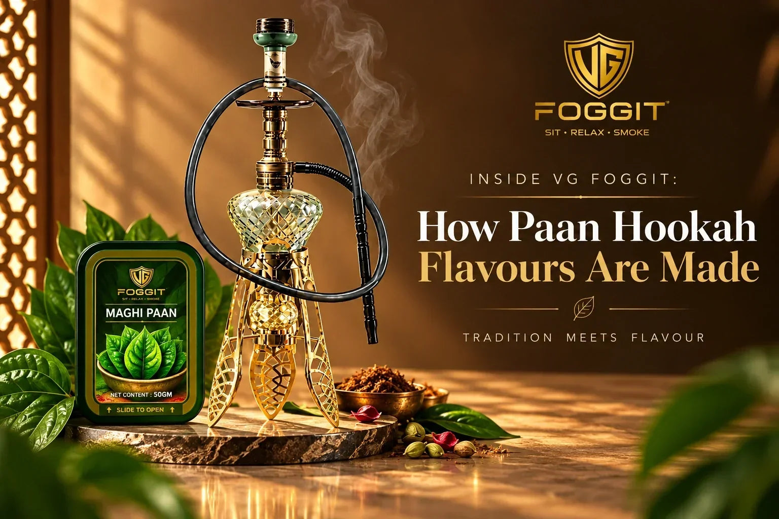Inside VG Foggit: How Paan Hookah Flavours Are Made