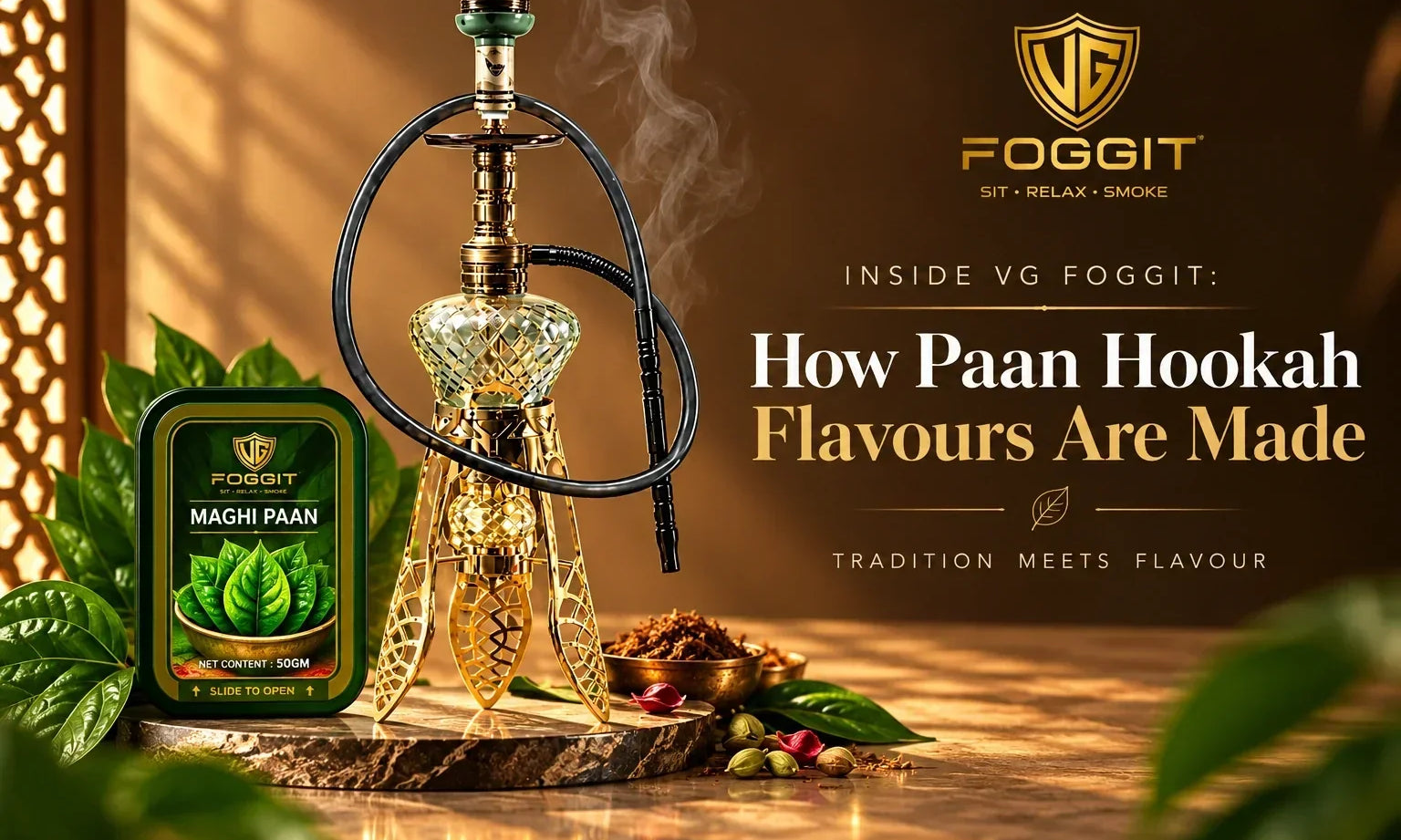 Inside VG Foggit: How Paan Hookah Flavours Are Made