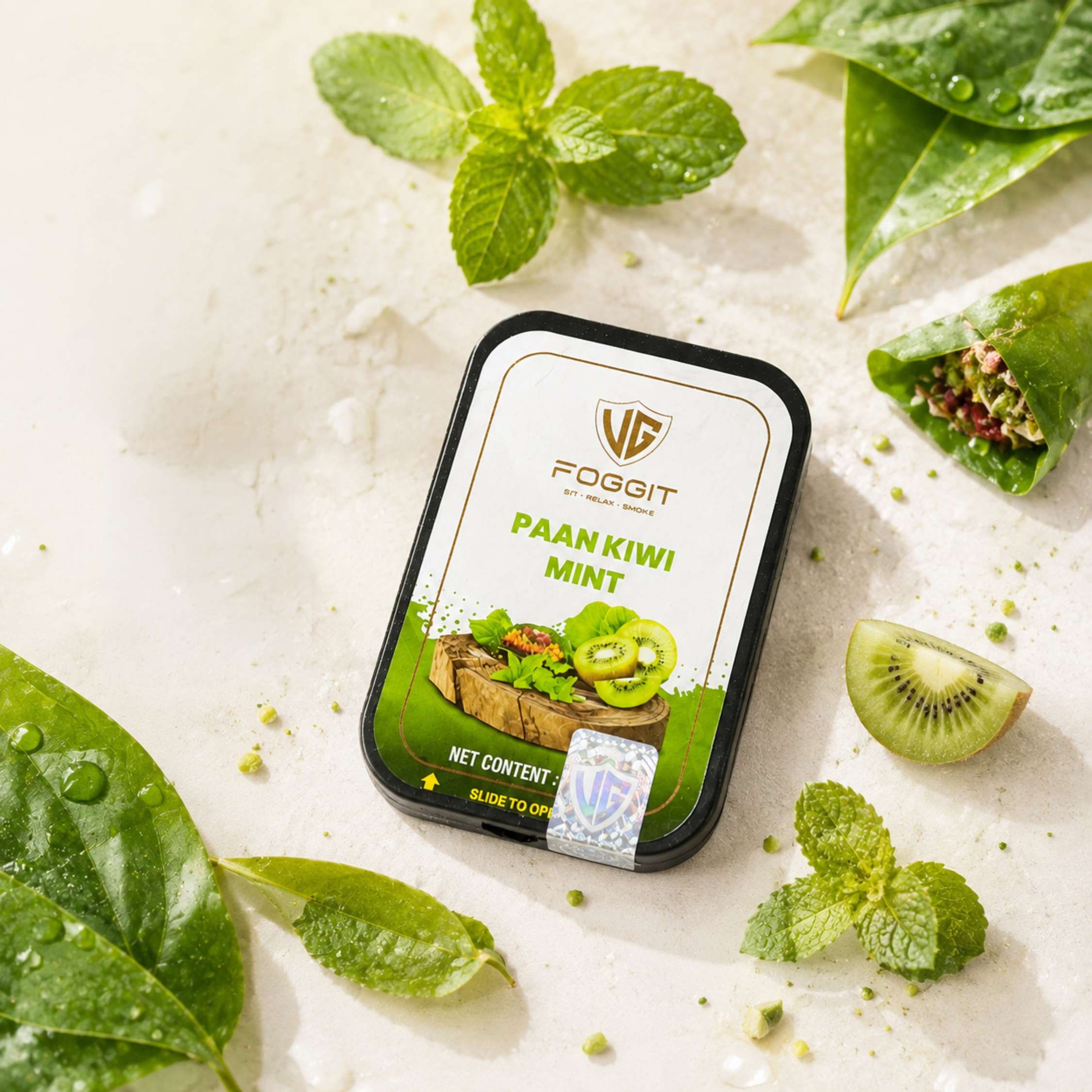 Paan Kiwi Mint Hookah Flavour | 50 Gm