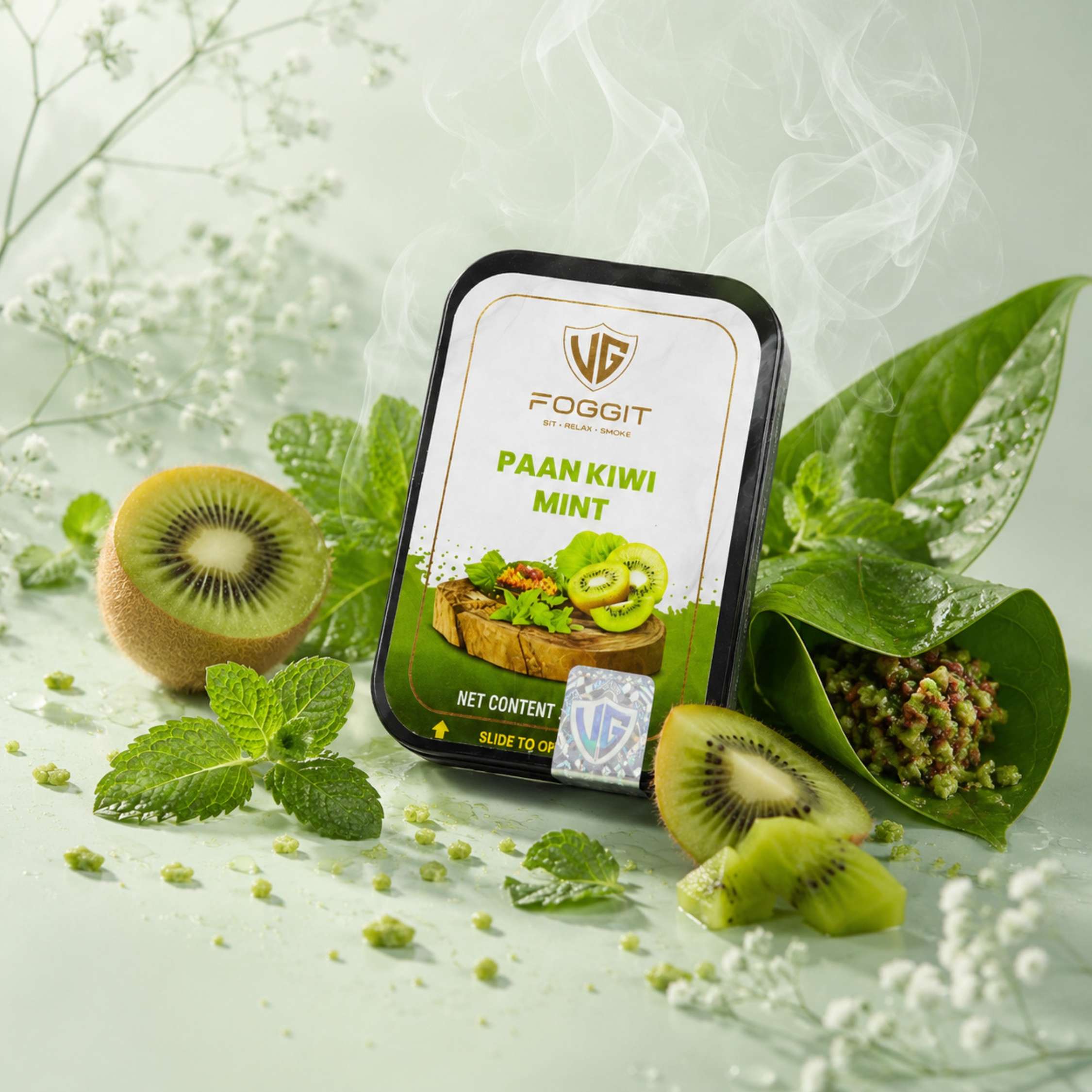 Paan Kiwi Mint Hookah Flavour | 50 Gm