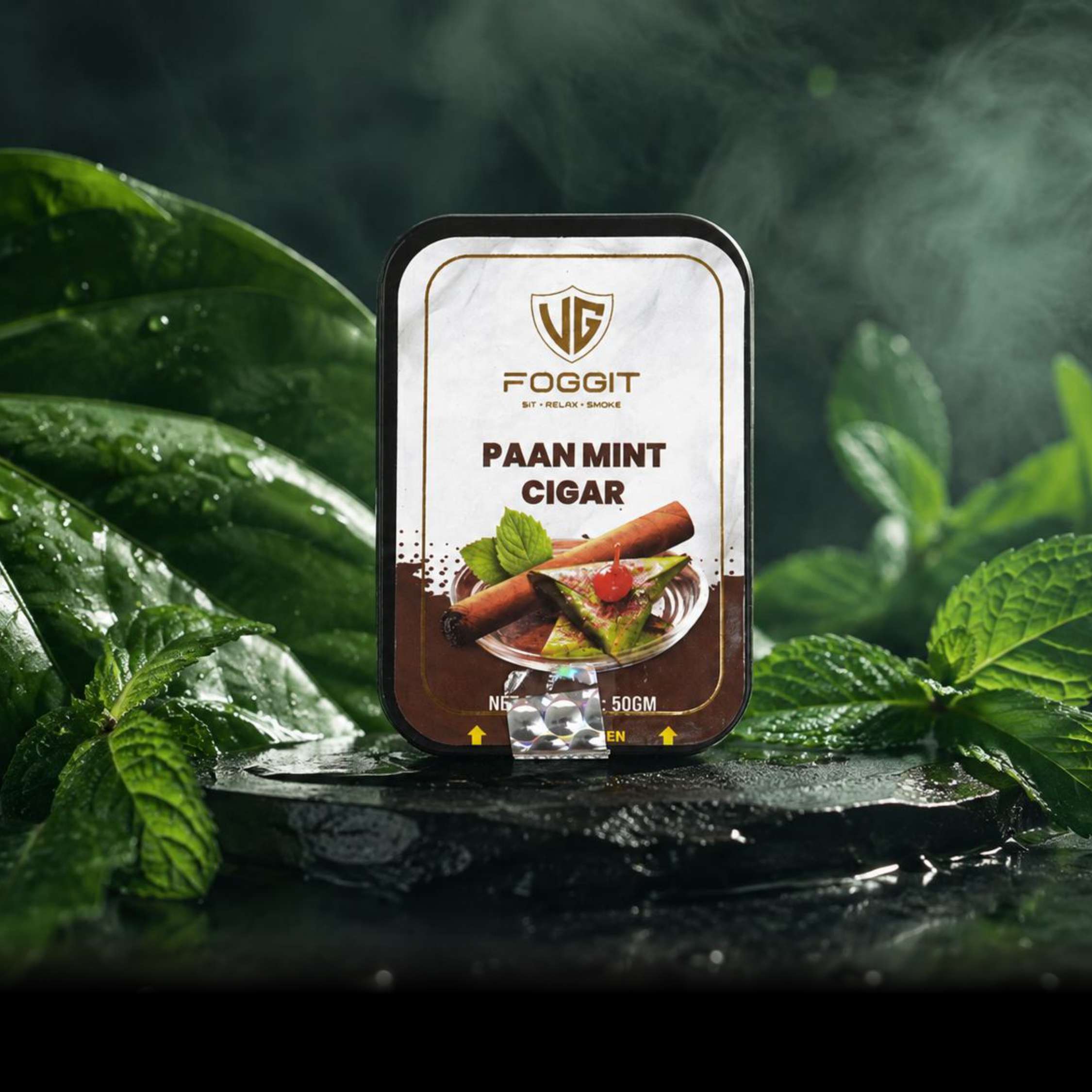 Paan Mint Cigar Hookah Flavour | 50 Gm