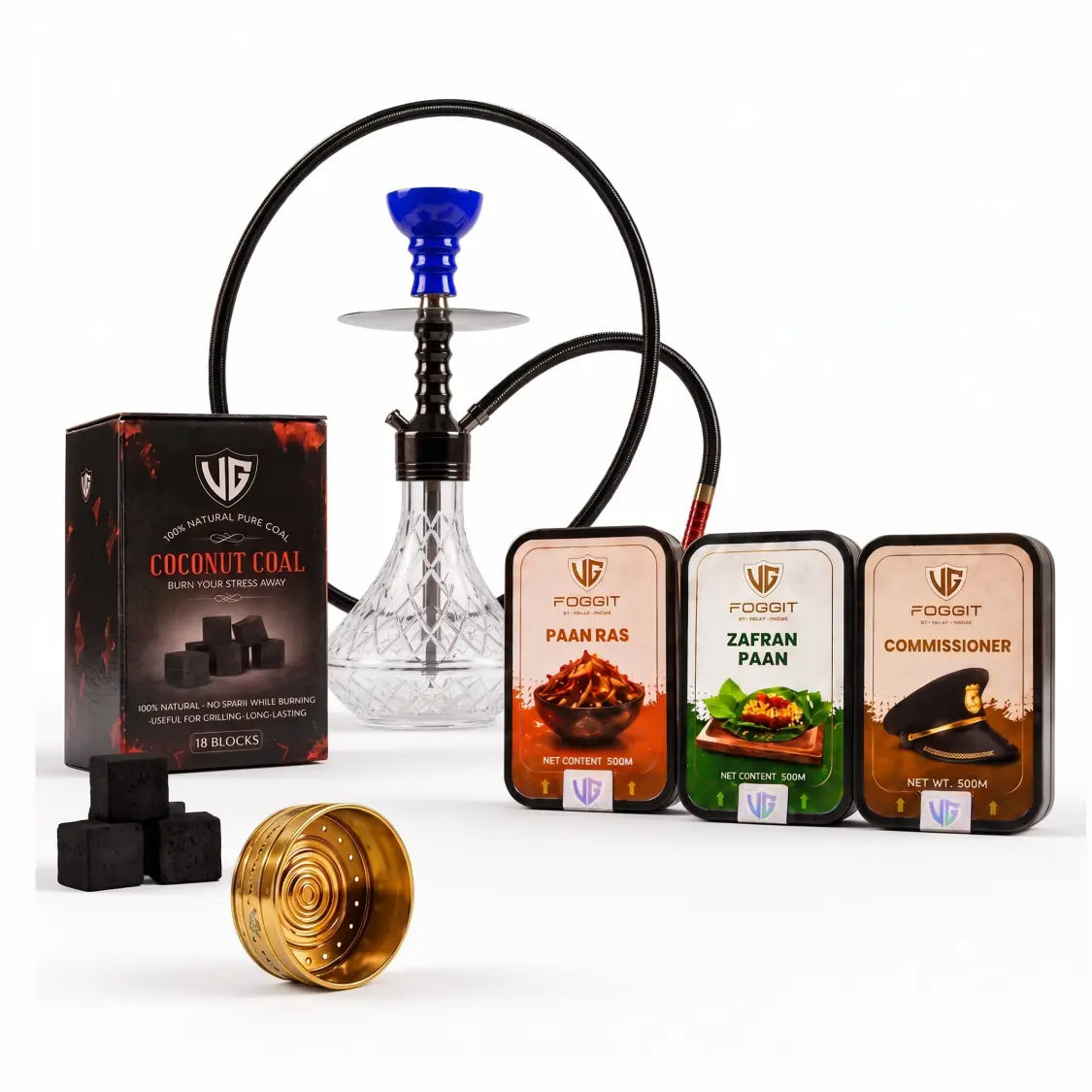 007 Night Fire Hookah Combo