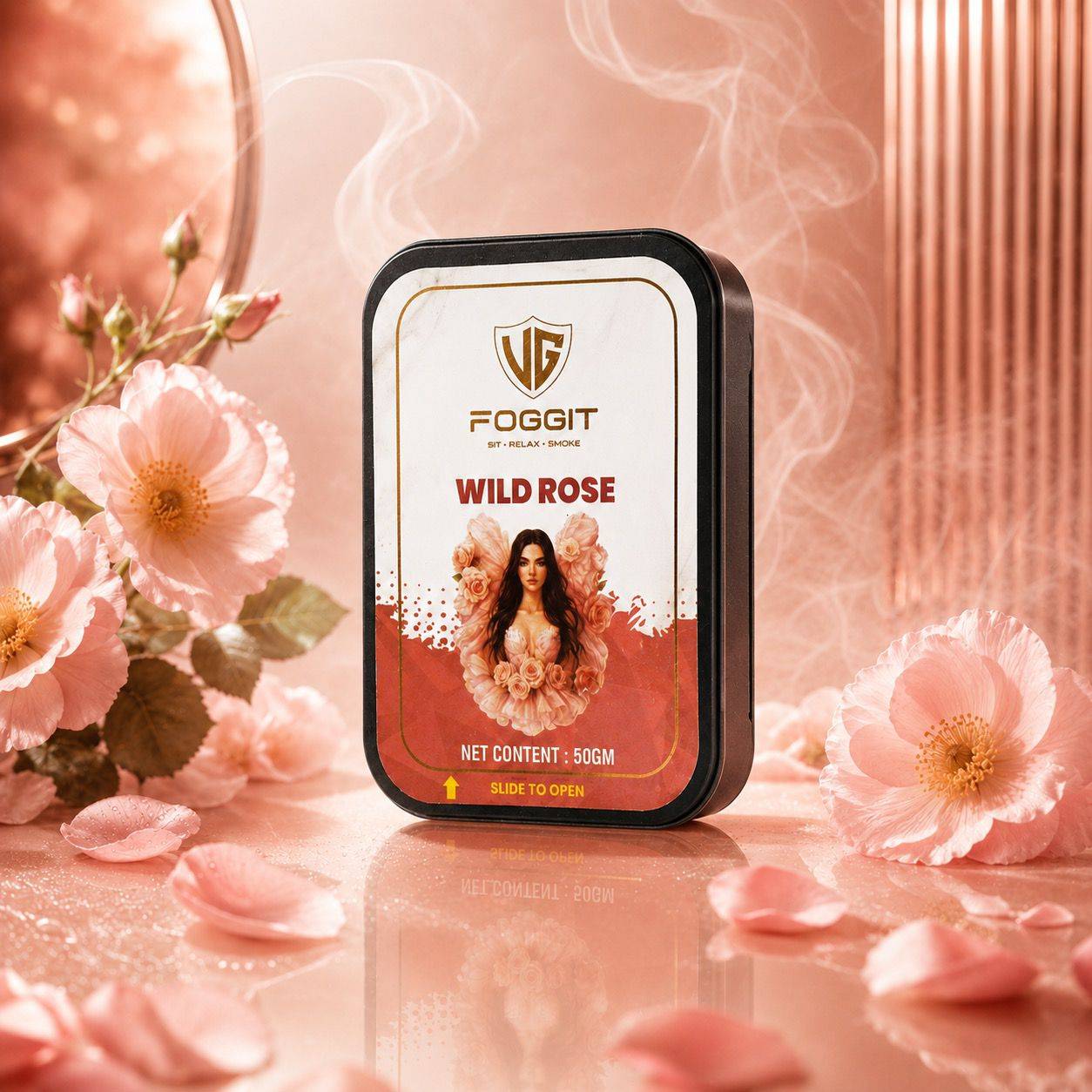 Wild Rose Hookah Flavour | 50 Gm
